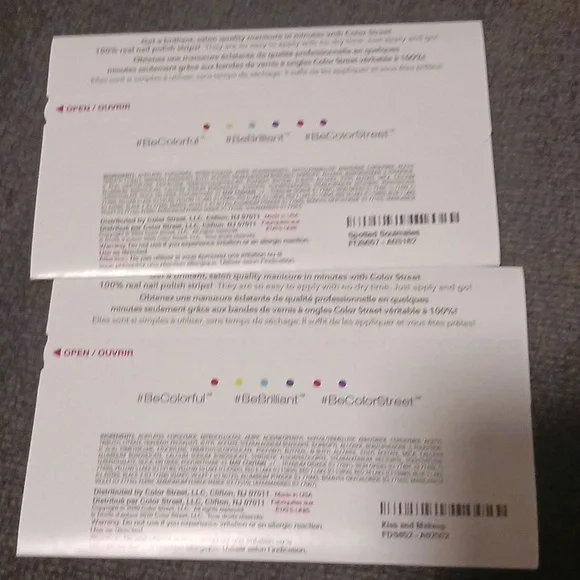 2 nwt retired color street nails - Picture 2 of 4